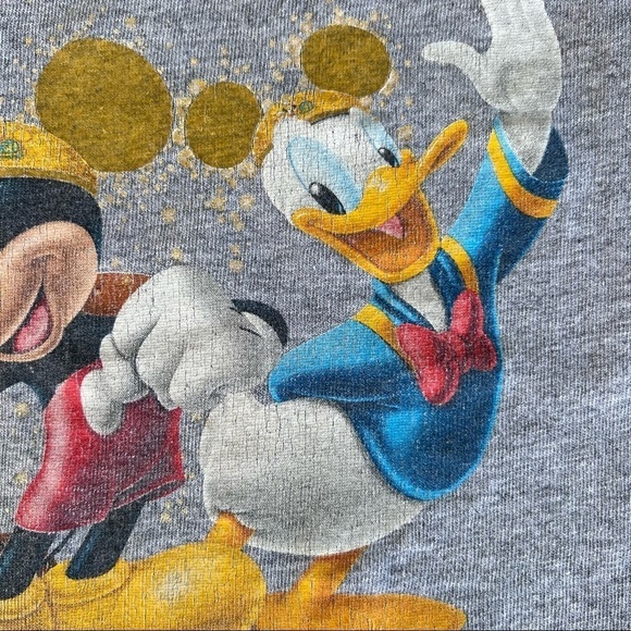 Disneyland Resort 50th Anniversary Upcycled T-Shirt Tank Med Mickey Minnie Goofy - Picture 8 of 8